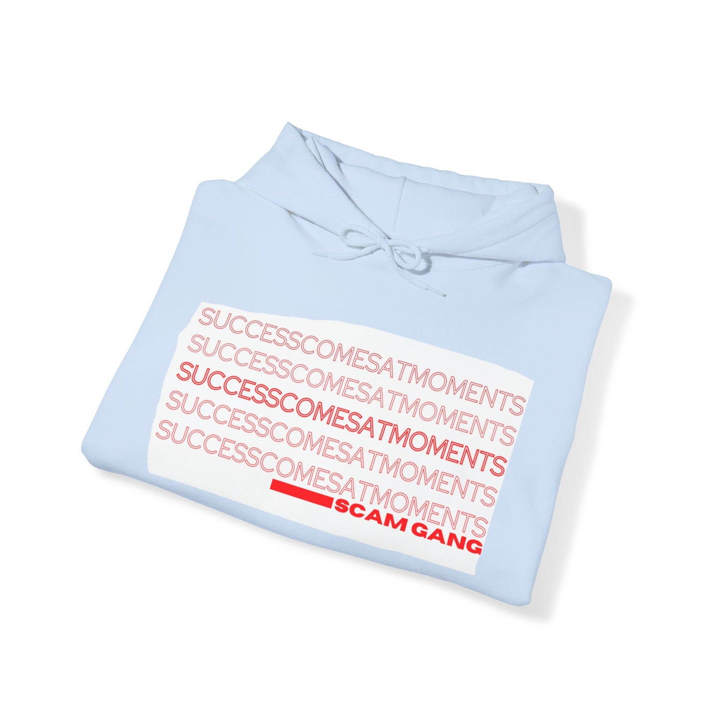 Success Comes At Moments Riped x Unisex Heavy Blend™ Hooded Sweatshirt