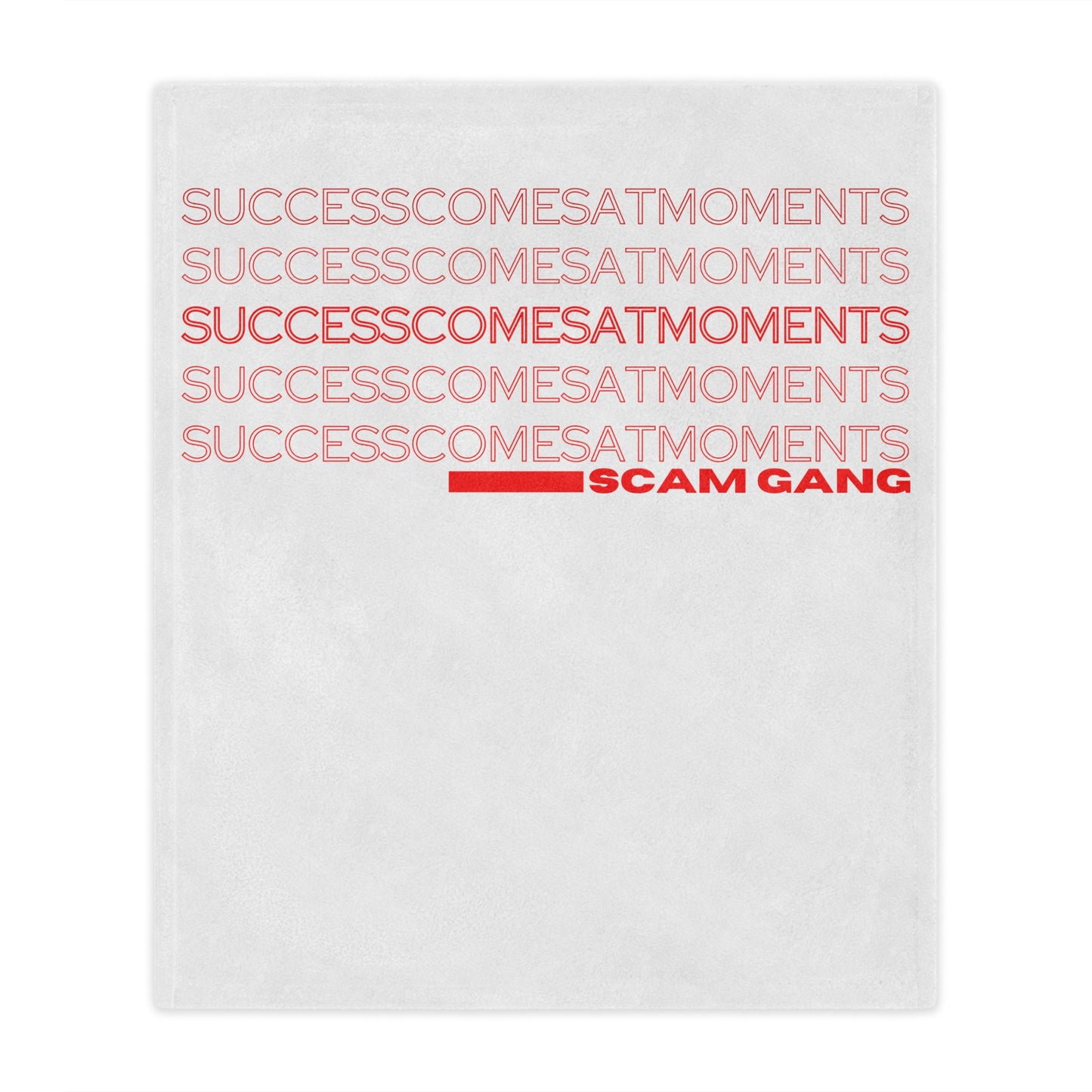 Success comes At moments x Microfiber Blanket