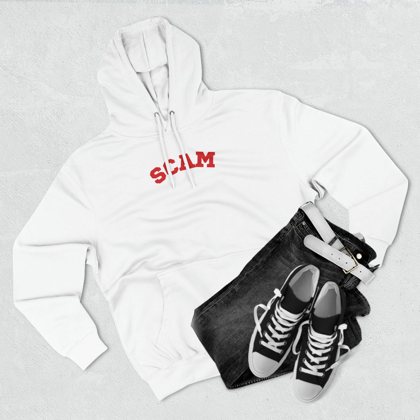 Success Scam x Three-Panel Fleece Hoodie