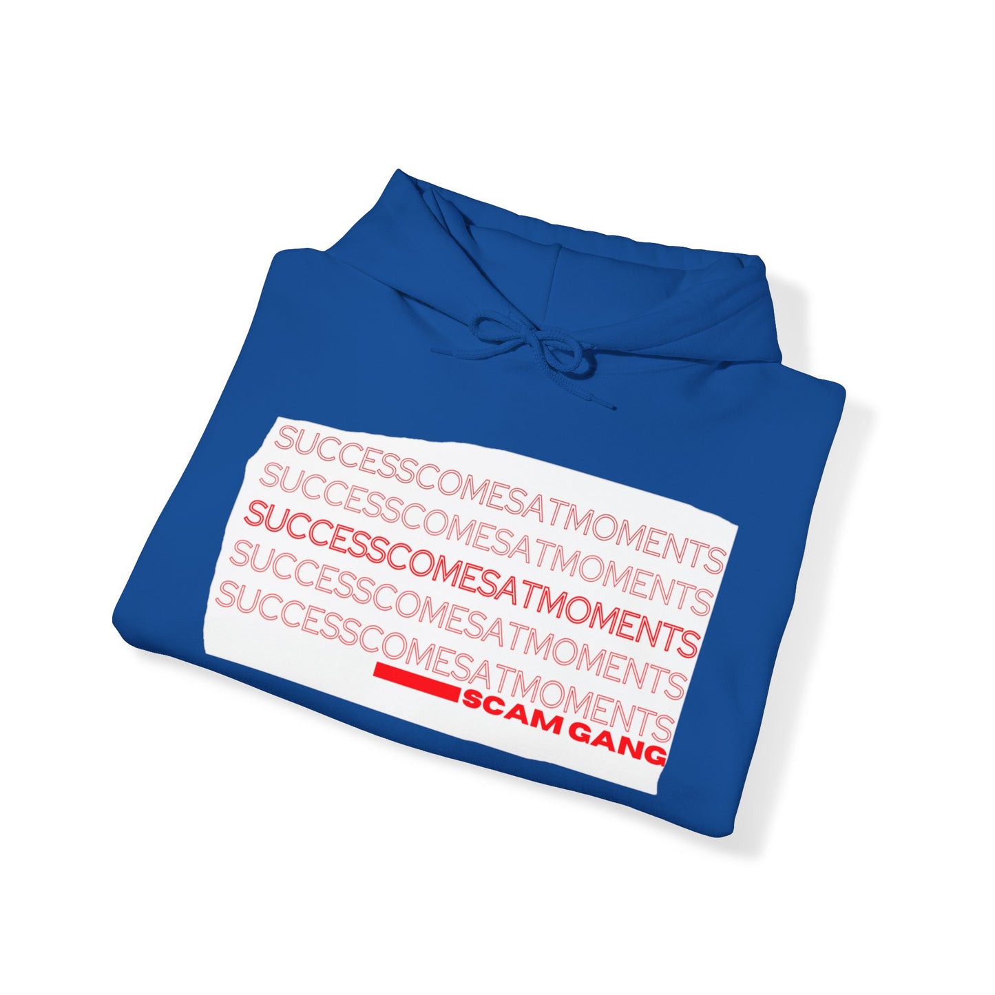 Success Comes At Moments Riped x Unisex Heavy Blend™ Hooded Sweatshirt