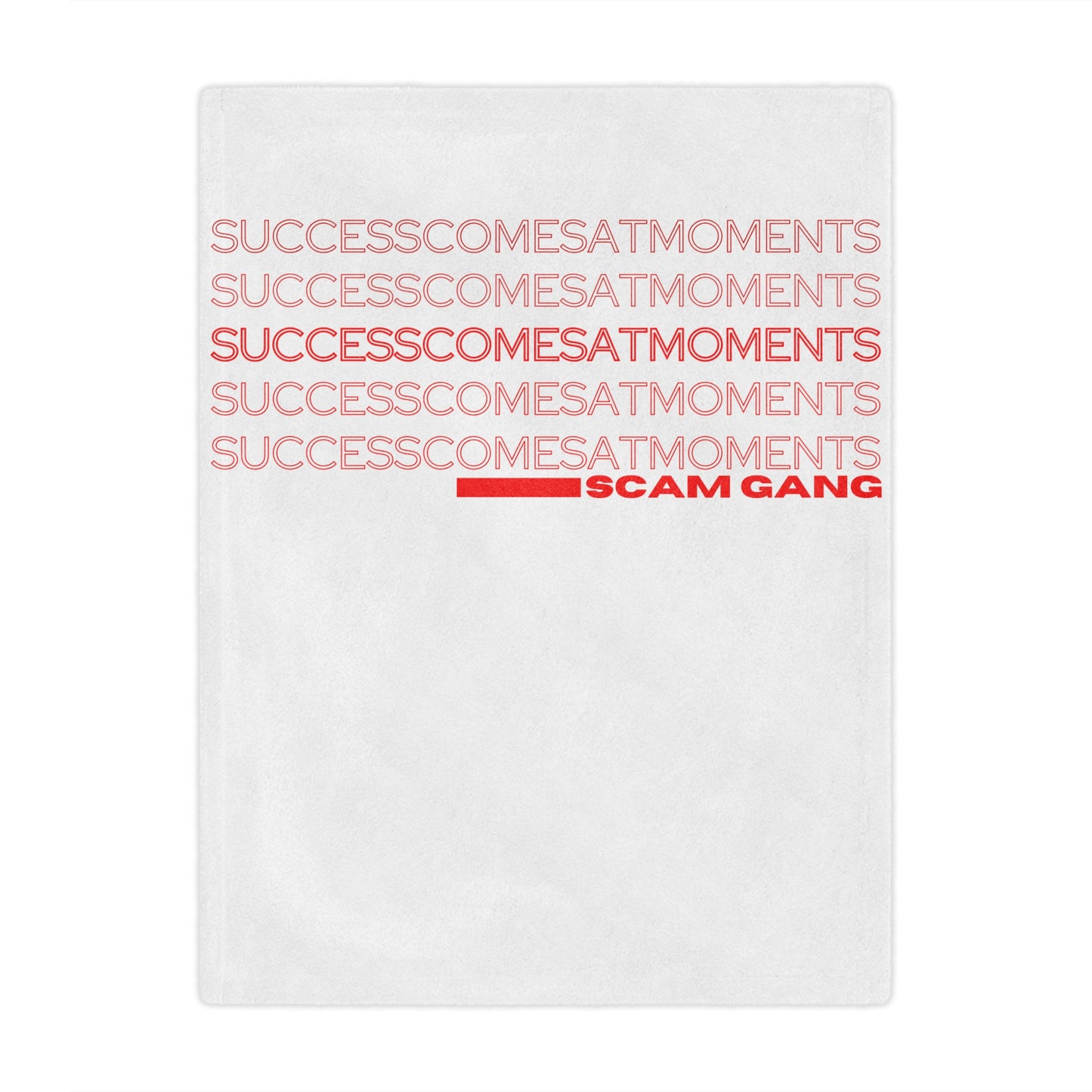 Success comes At moments x Microfiber Blanket