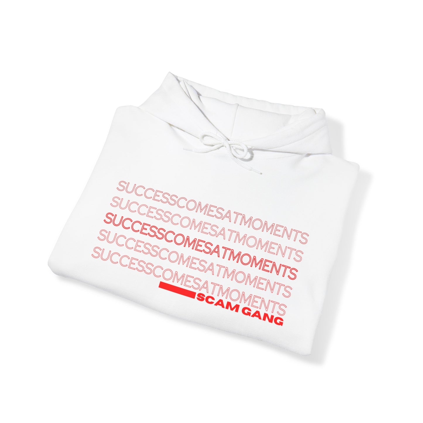 Success Comes At Moments Riped x Unisex Heavy Blend™ Hooded Sweatshirt