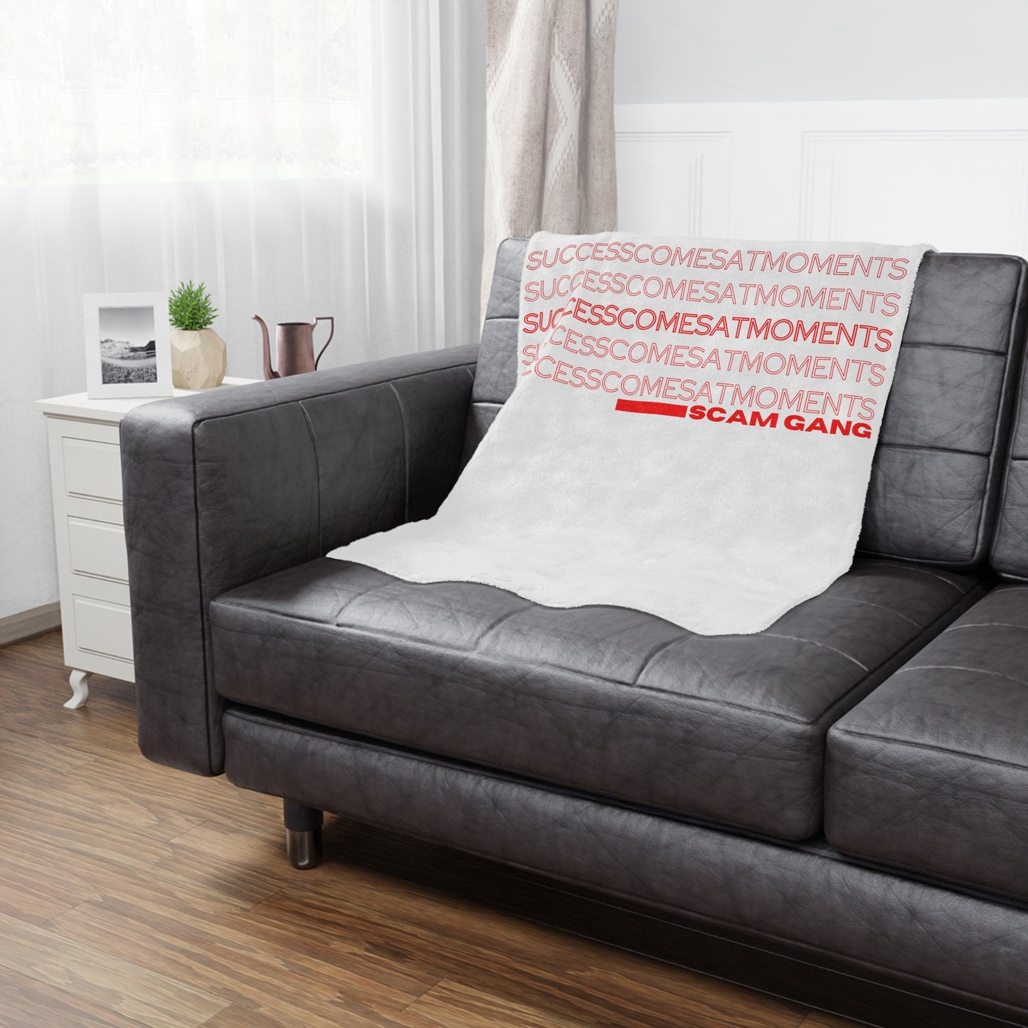 Success comes At moments x Microfiber Blanket