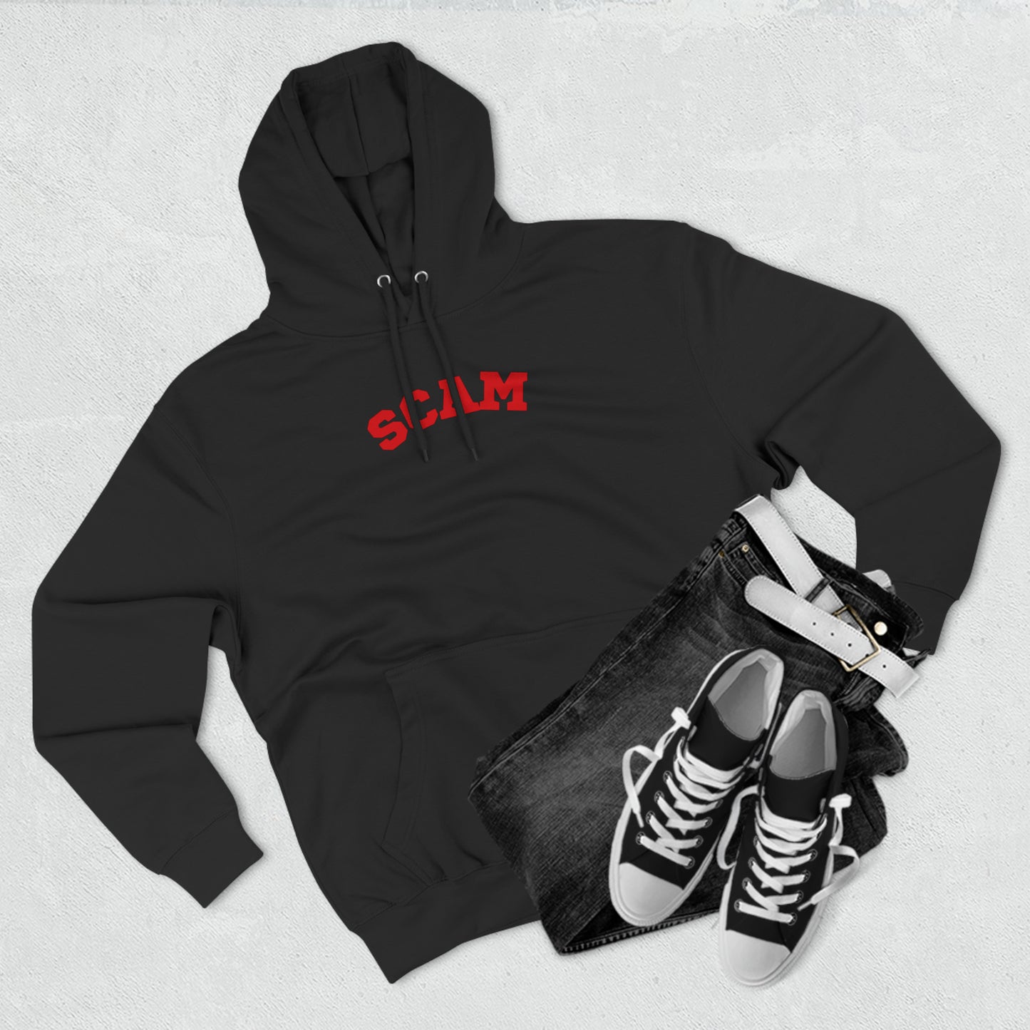 Success Scam x Three-Panel Fleece Hoodie