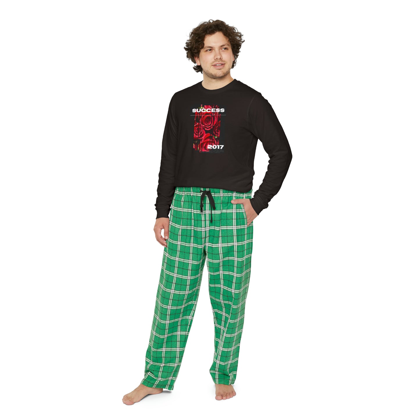 Success Mode Men's Long Sleeve Pajama Set