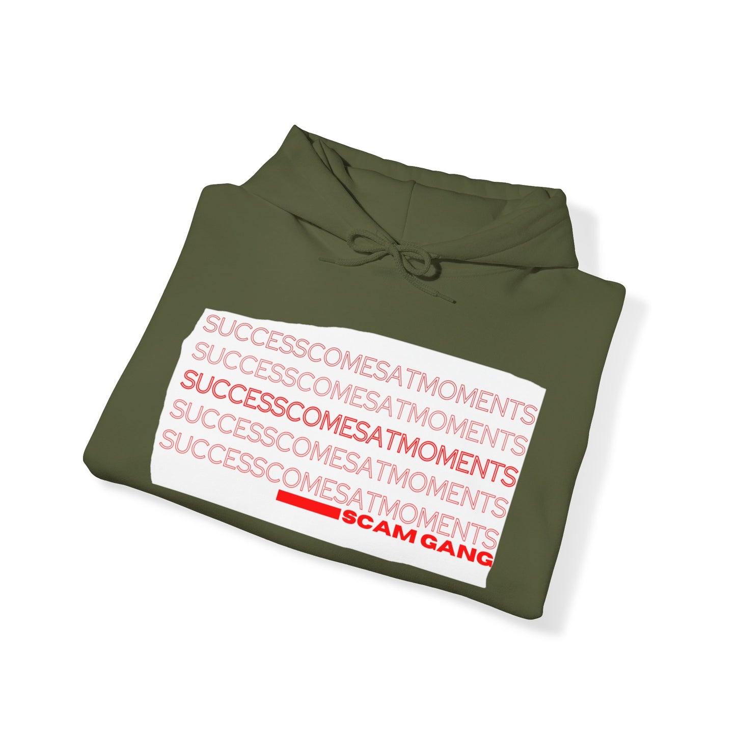 Success Comes At Moments Riped x Unisex Heavy Blend™ Hooded Sweatshirt