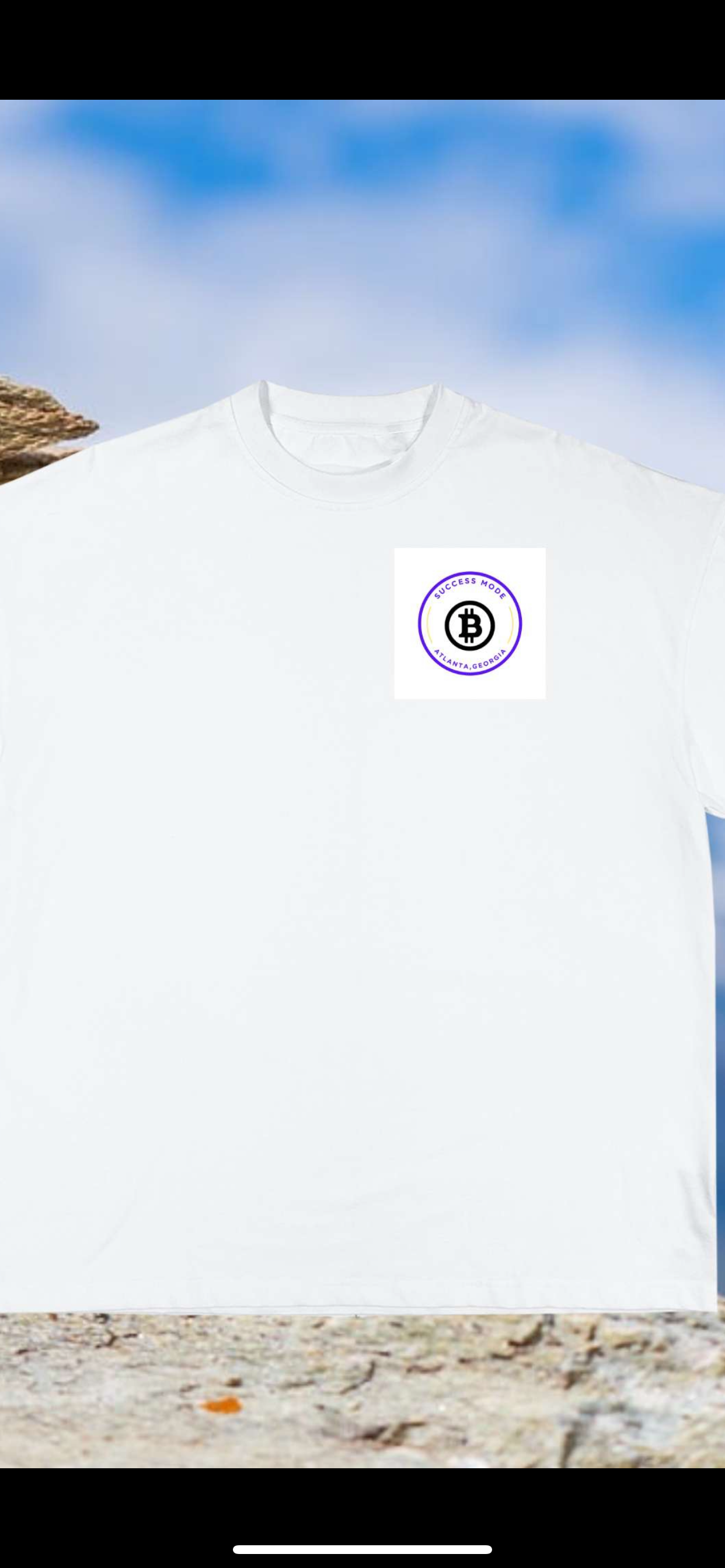 Bitcoin Tee pocket Size