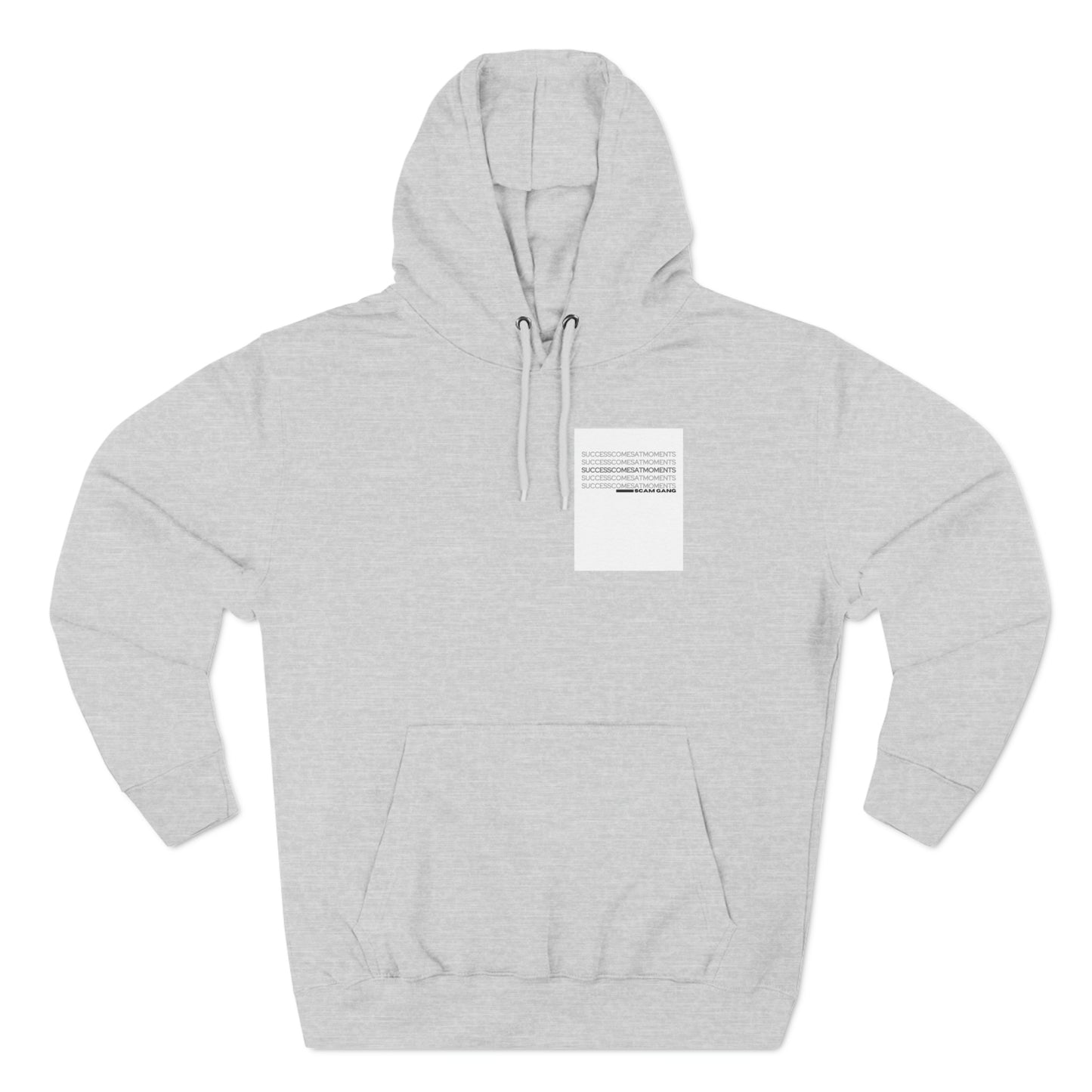 Three-Panel Fleece Hoodie