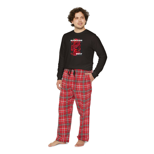 Success Mode Men's Long Sleeve Pajama Set