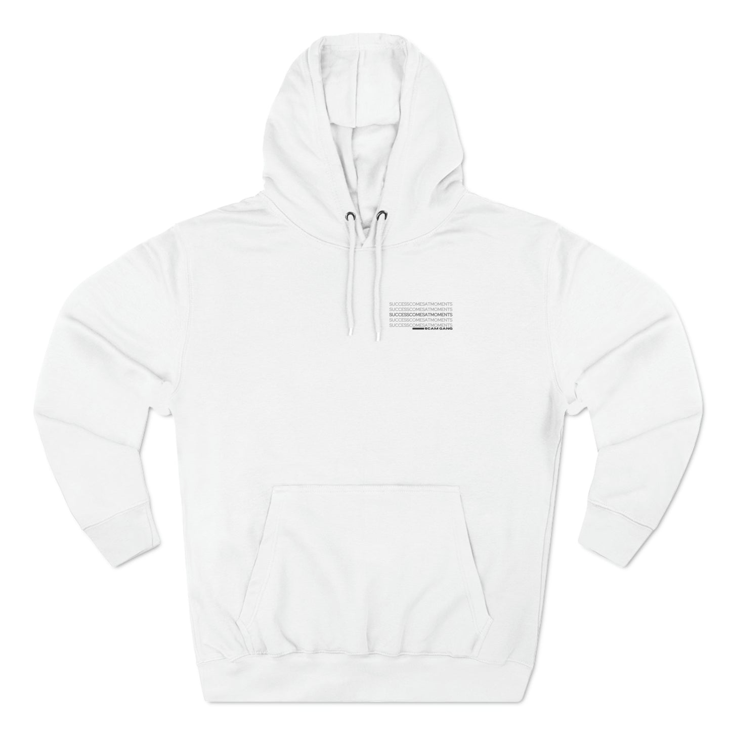 Three-Panel Fleece Hoodie